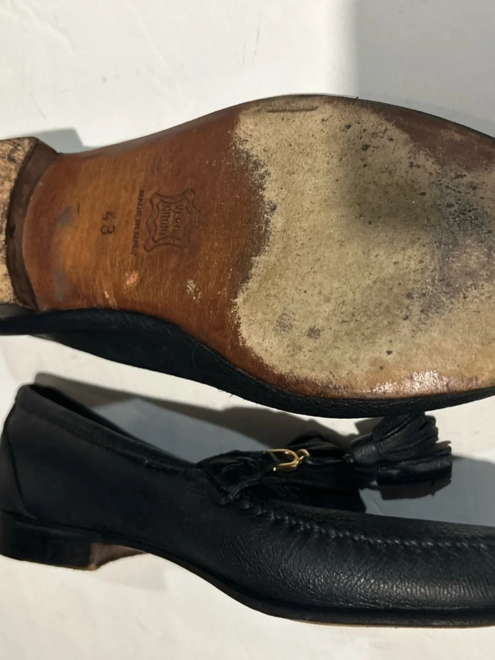 Bally Black Leather Tassel Bit Loafers - Picture 9 of 16
